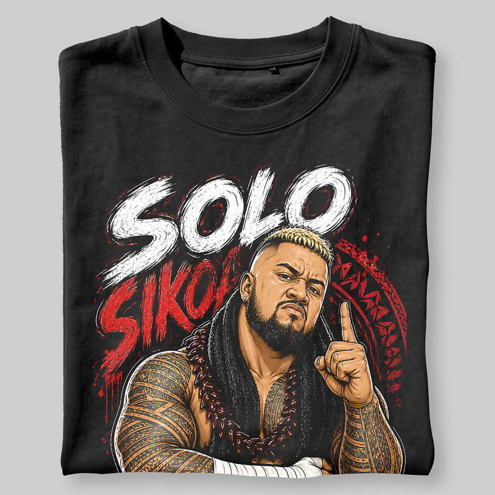 Solo Sikoa WWE Wrestling Black Unisex T-Shirt