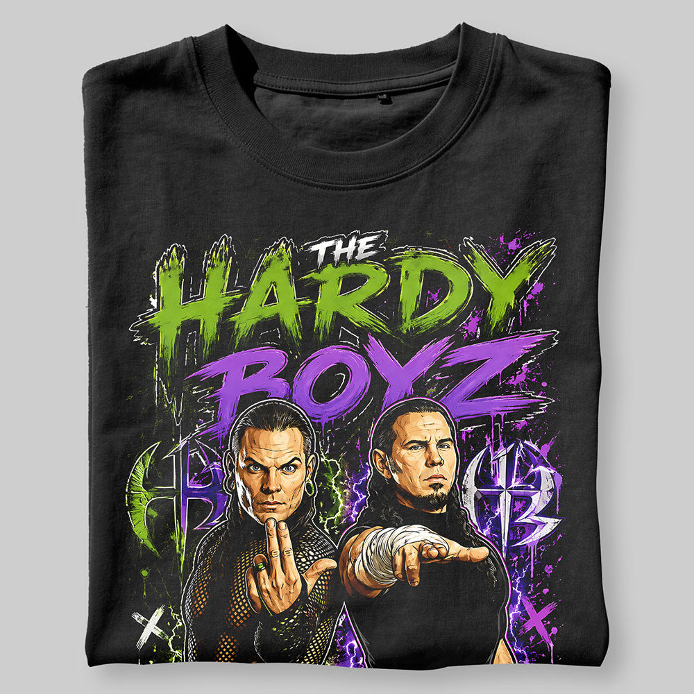 The Hardy Boyz Hall Of Fame WWE Wrestling Black Unisex T-Shirt