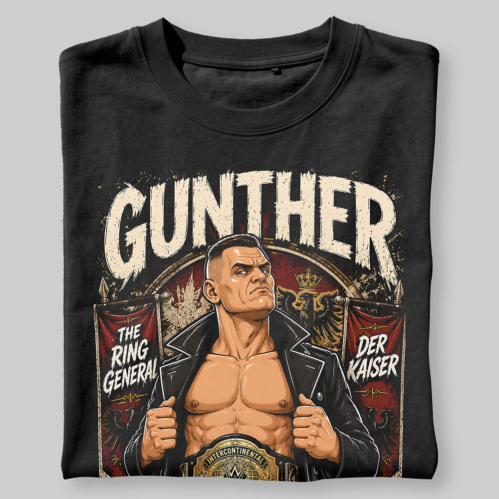 Gunther The Ring General WWE Wrestling Black Unisex T-Shirt