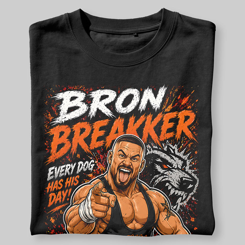 Bron Breakker BADASS WWE Wrestling Black Unisex T-Shirt
