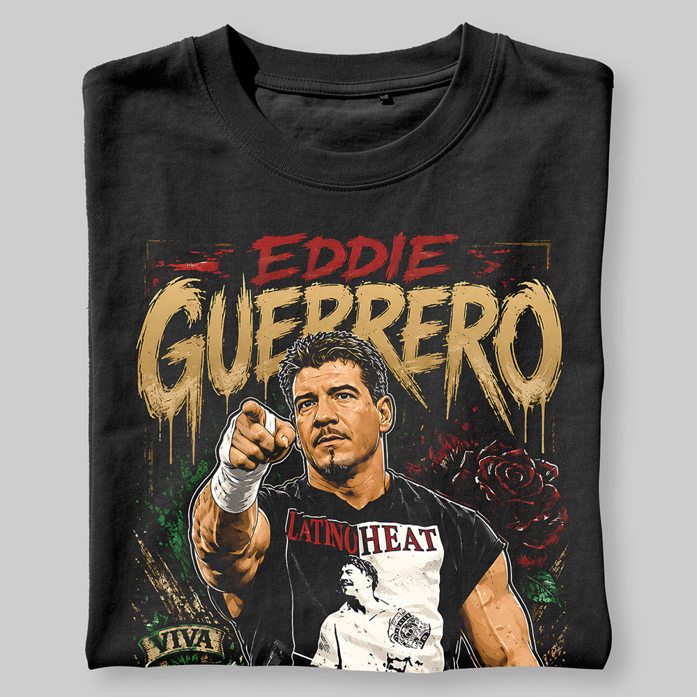 Eddie Guerrero Latino Heat Hall Of Fame WWE Wrestling Black Unisex T-Shirt