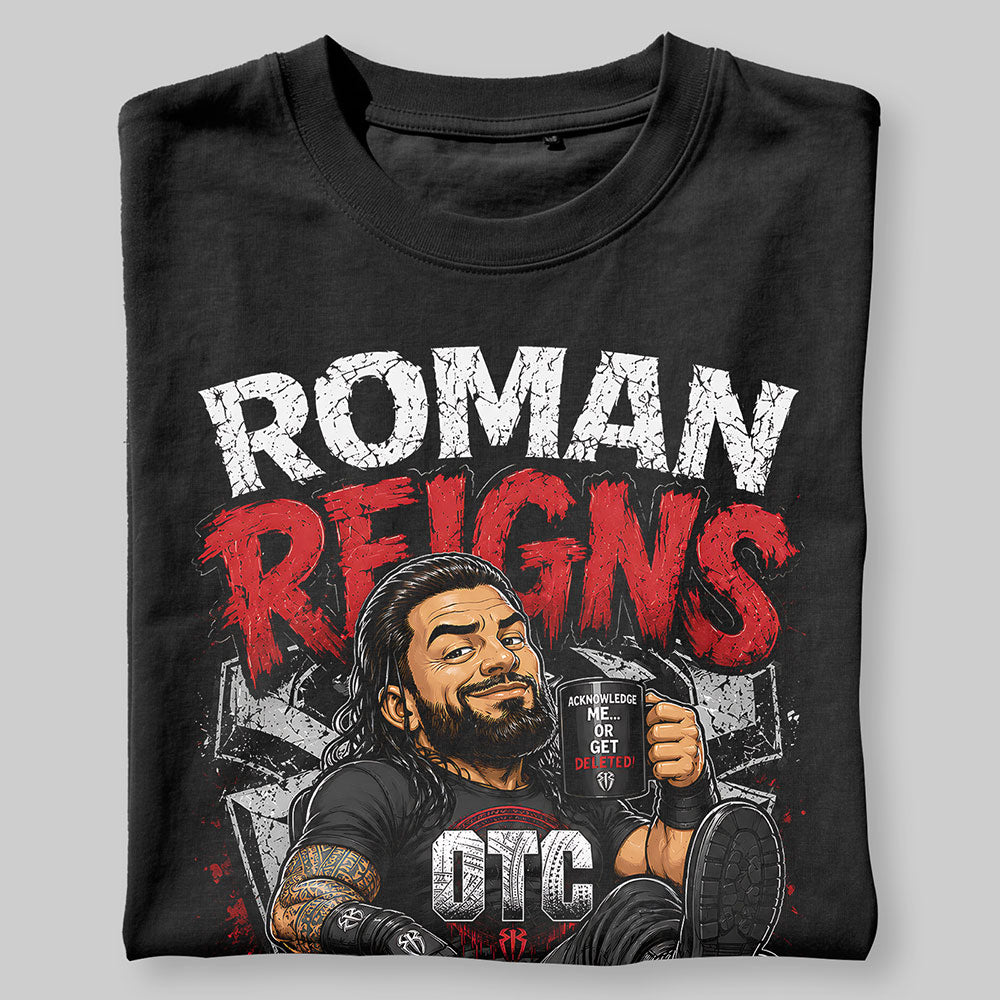 Roman Reigns OTC WWE Wrestling Black Unisex T-Shirt