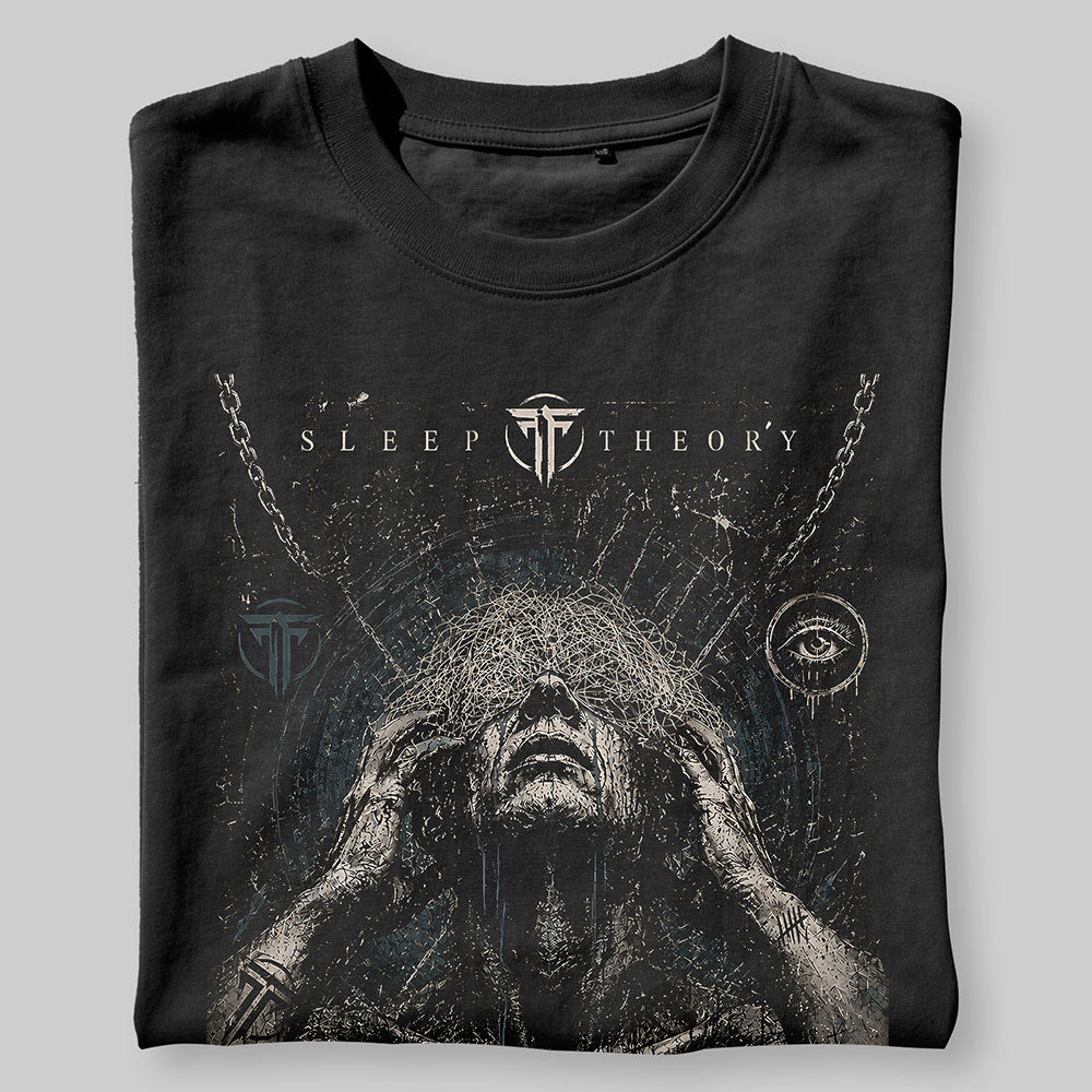 Sleep Theory Stuck In My Head Heavy Metal Band Music Graphic Black Unisex T-Shirt
