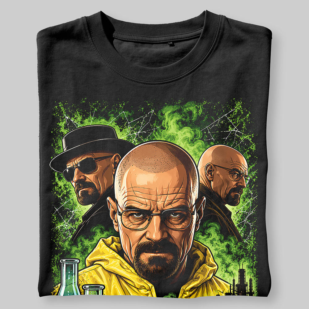 Walter White Heisenberg Breaking Bad Graphic Black Unisex T-Shirt