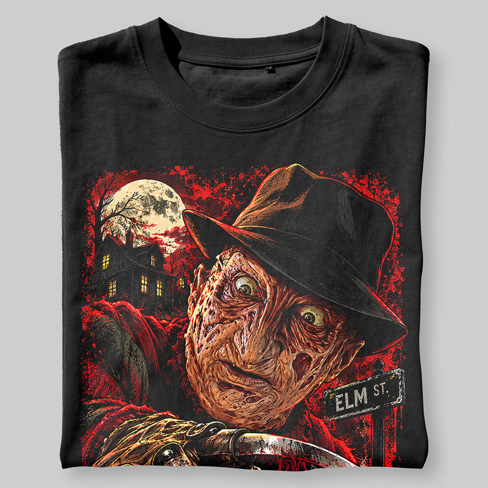 Freddy Krueger Halloween Horror Graphic Black Unisex T-Shirt