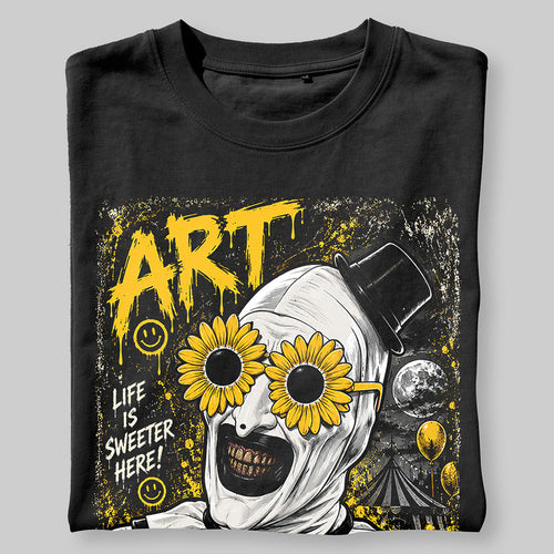 Art The Clown The Terrifier Halloween Horror Graphic Black Unisex T-Shirt