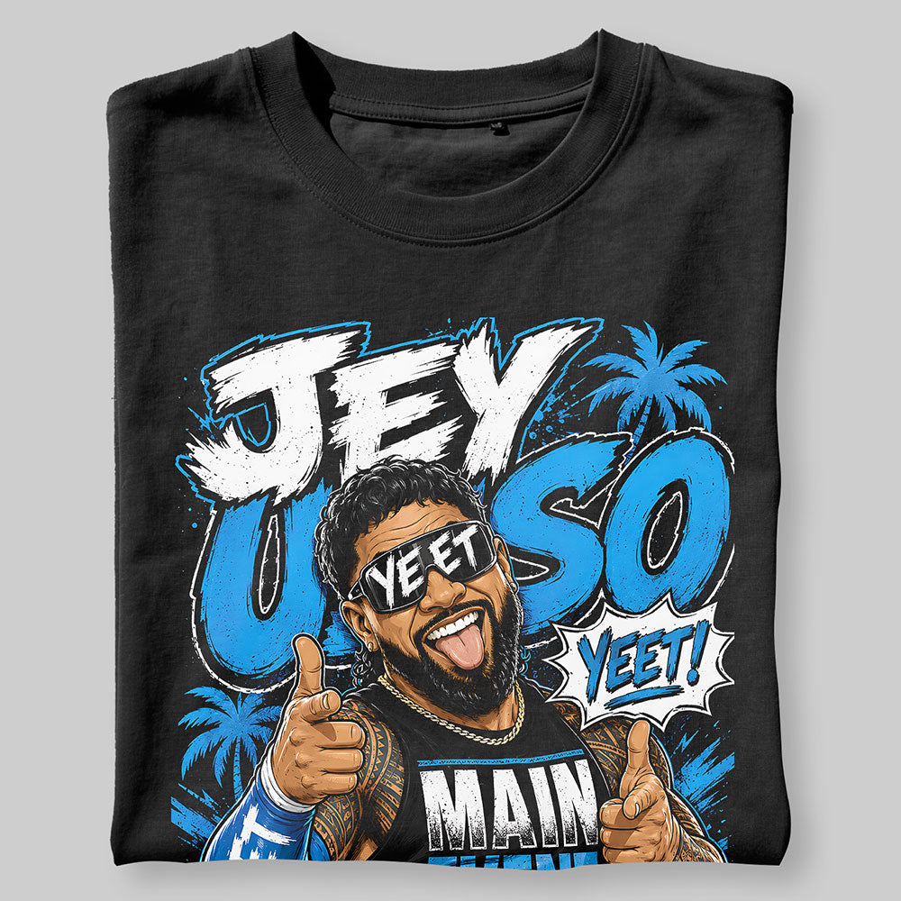 Jey Uso Main Event Jey Uso YEET! WWE Wrestling Black Unisex T-Shirt