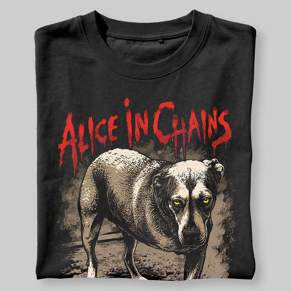 Alice In Chains Heavy Metal Grunge Band Music Graphic Black Unisex T-Shirt