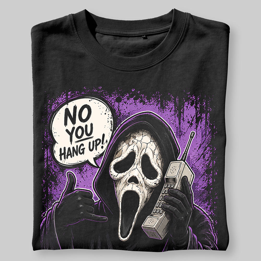 Ghostface Halloween Horror Graphic Black Unisex T-Shirt