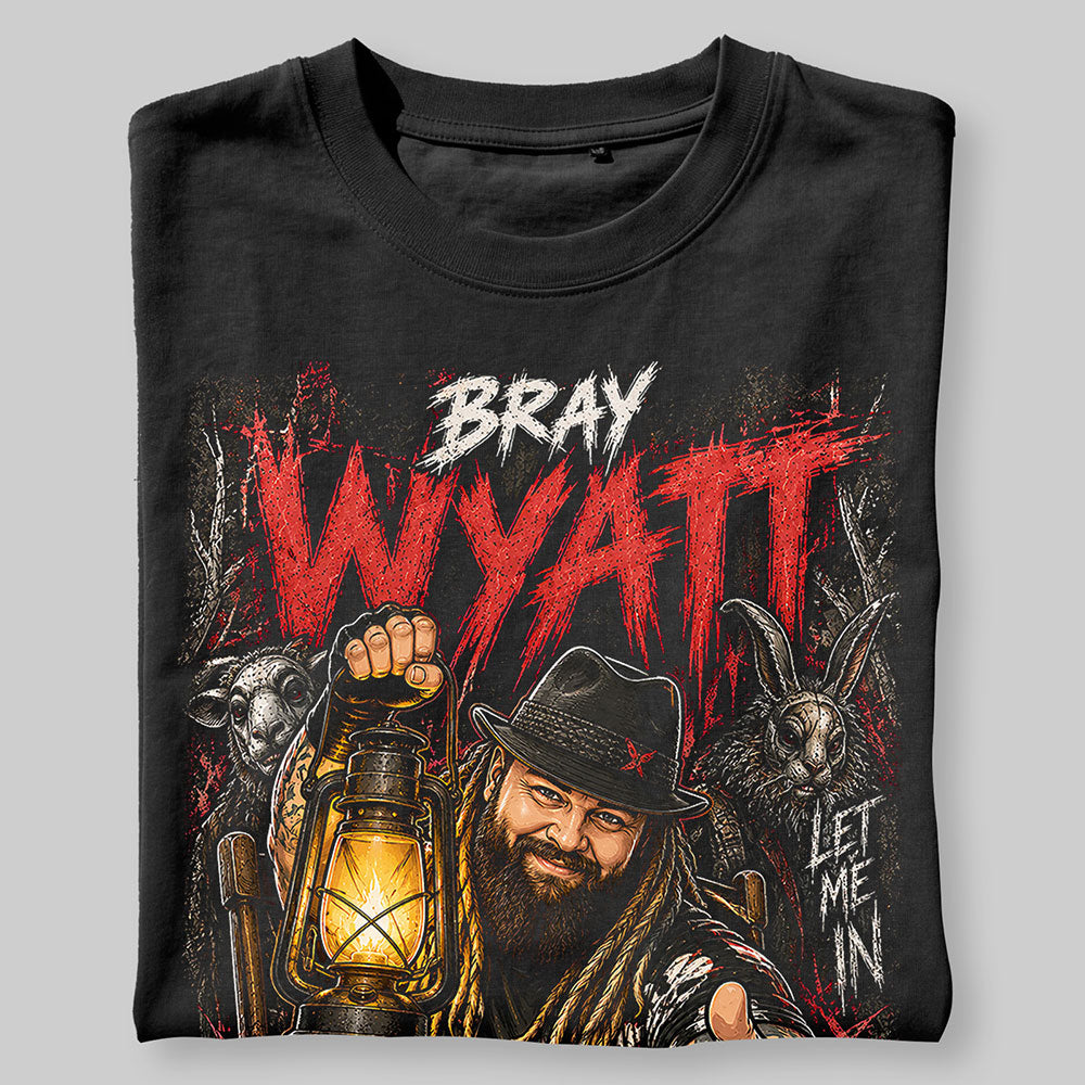 Bray Wyatt Let Me In WWE Wrestling Black Unisex T-Shirt
