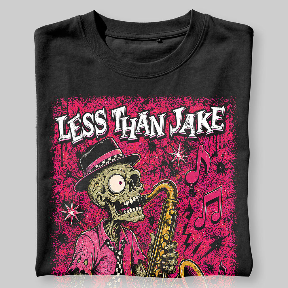 Less Than Jake Punk Ska Metal Band Music Graphic Black Unisex T-Shirt