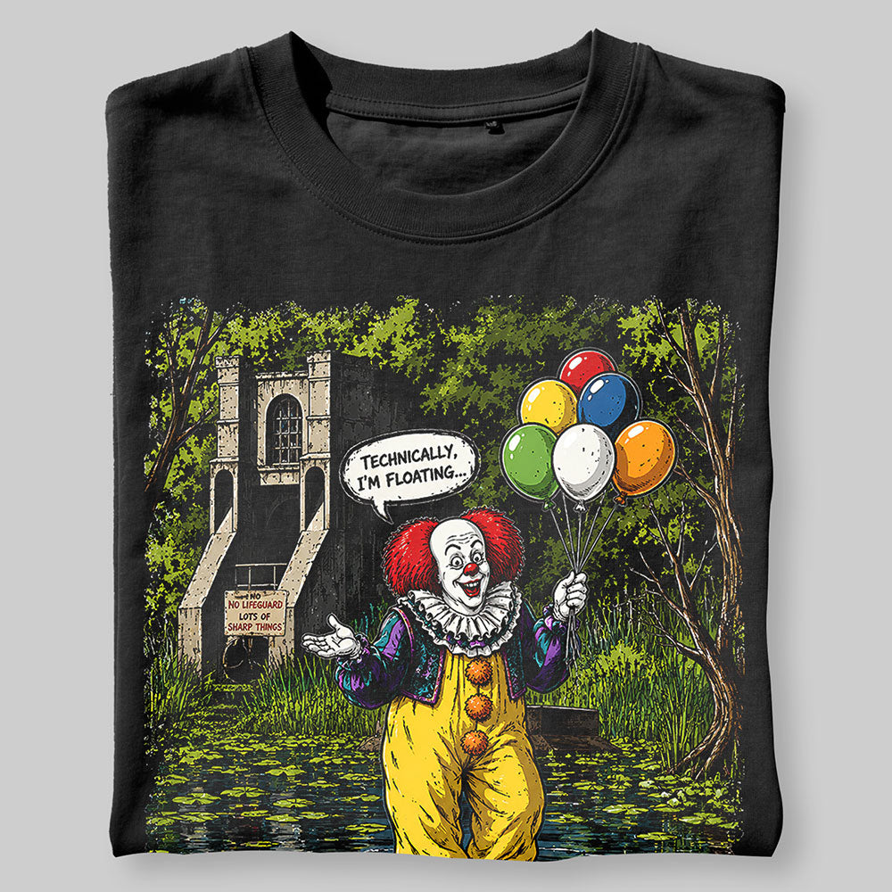 Pennywise The Clown Tim Curry Halloween Horror Graphic Black Unisex T-Shirt