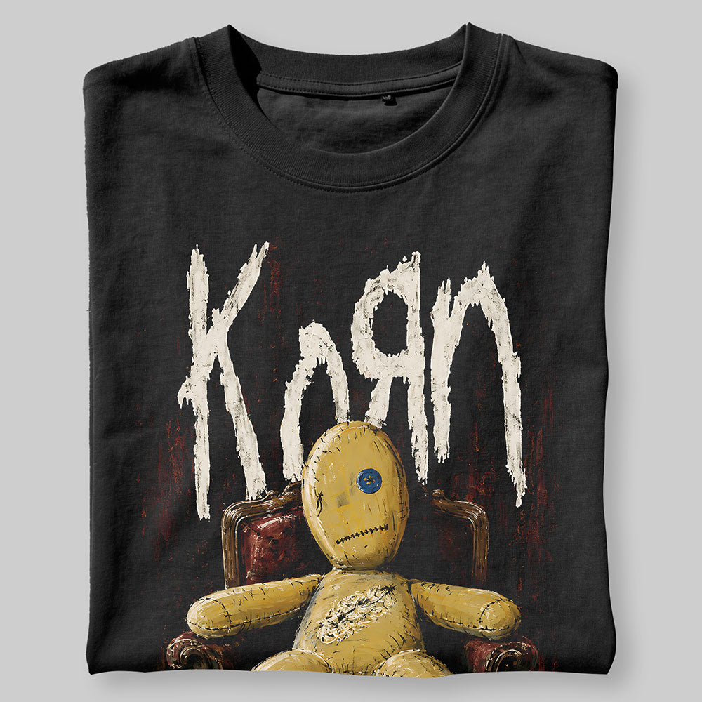 Korn Heavy Metal Band Music Graphic Black Unisex T-Shirt