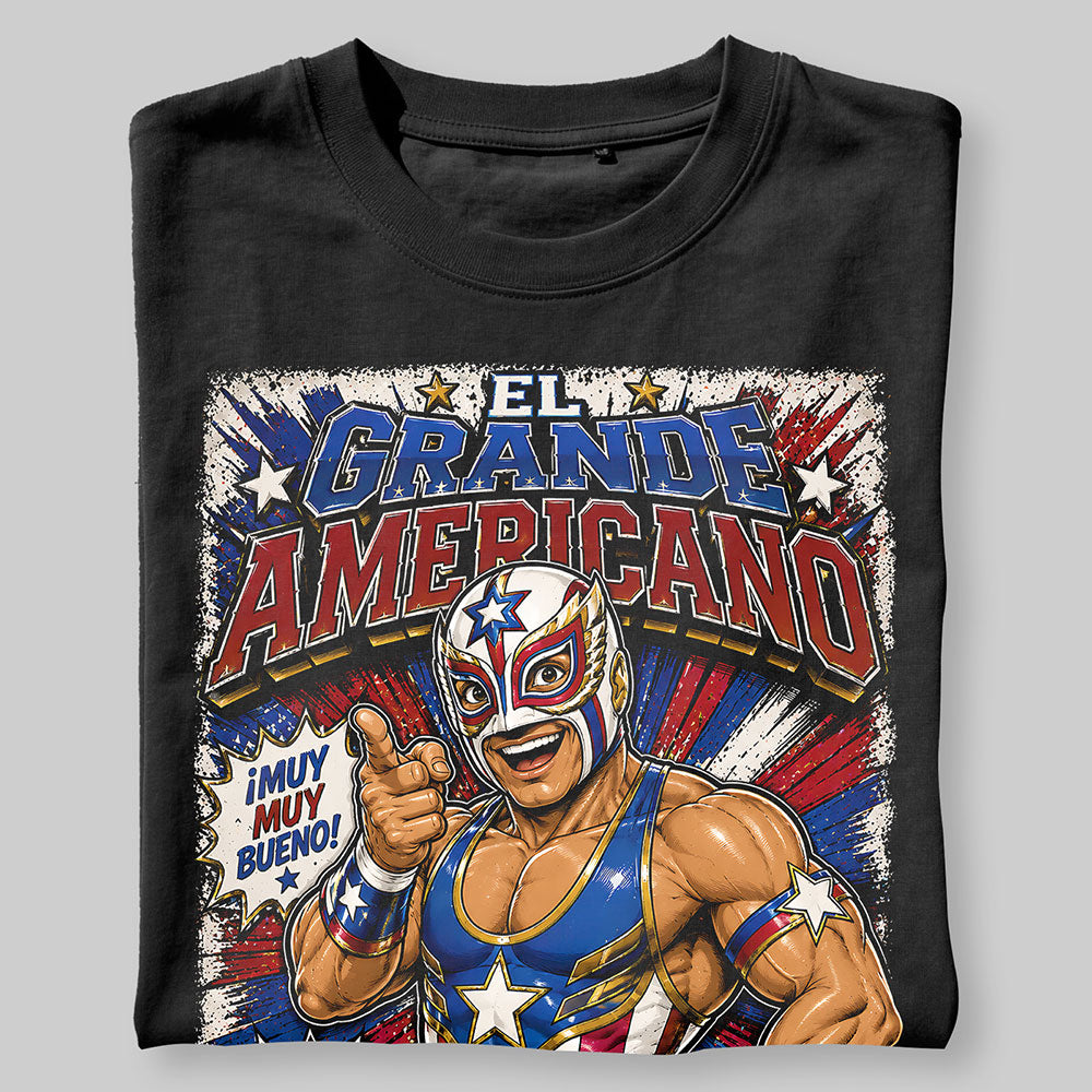 El Grande Americano WWE Wrestling Black Unisex T-Shirt