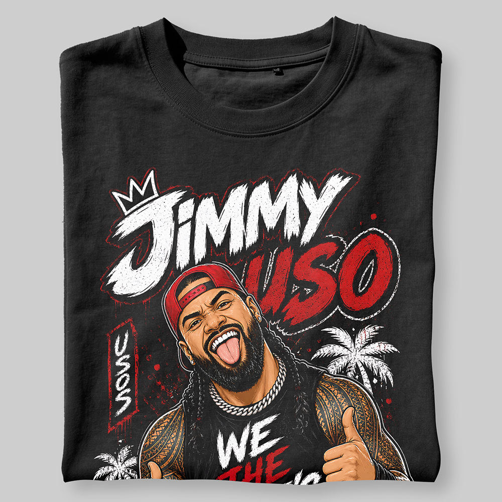 Jimmy Uso UCE WWE Wrestling Black Unisex T-Shirt