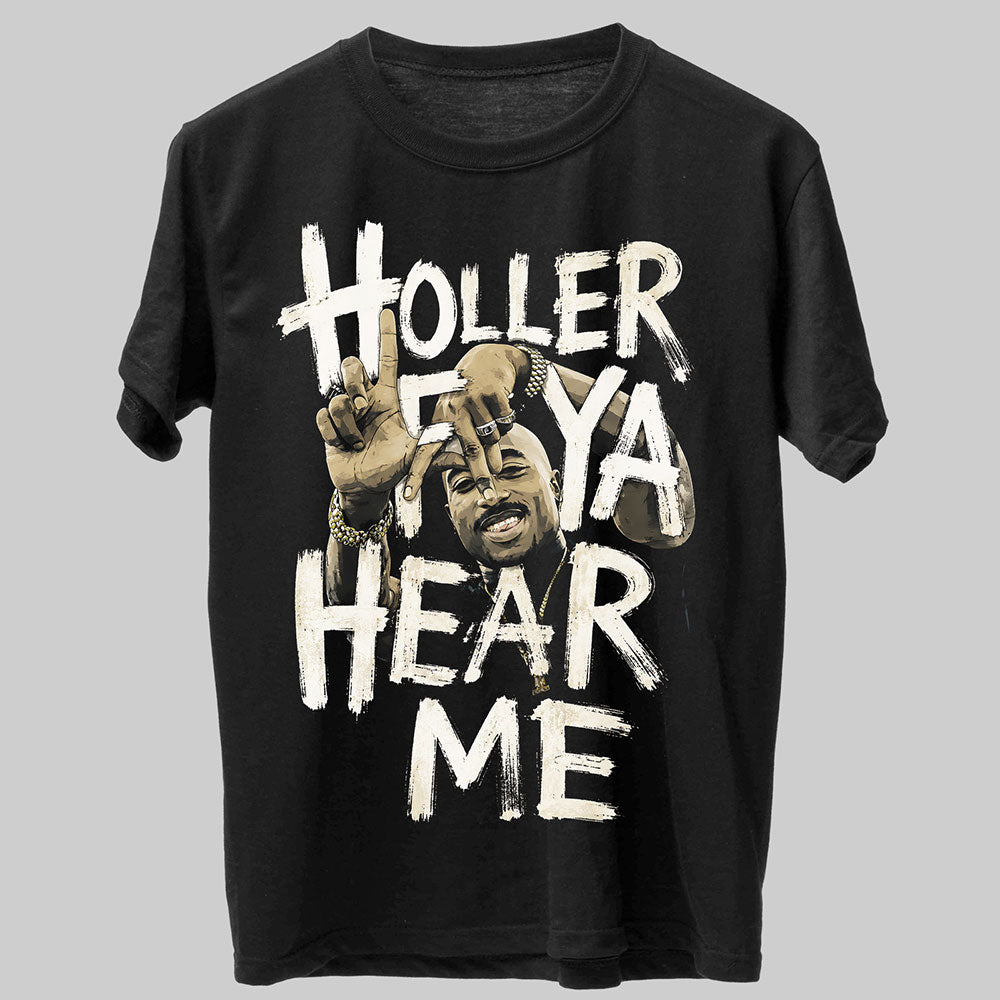 2Pac Hip Hop Rap Music Graphic Black Unisex T-Shirt