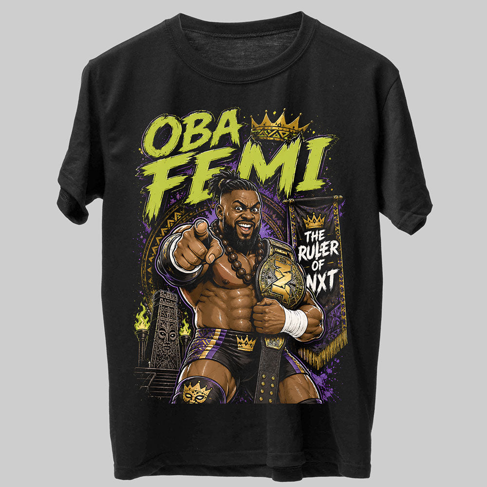 Oba Femi The Ruler WWE Wrestling Black Unisex T-Shirt