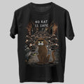 Alley Cats Puke Ricky Gervais Funny Cartoon Graphic Black Unisex T-Shirt