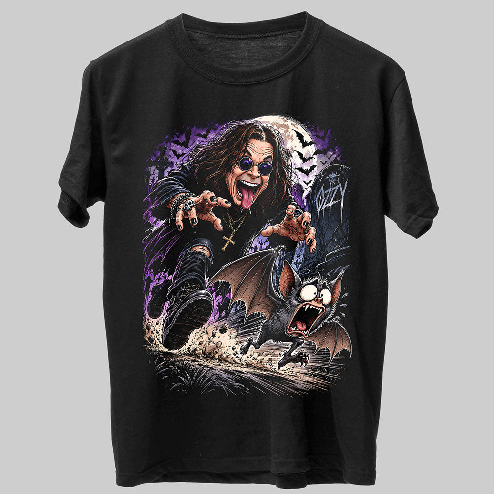 Ozzy Osbourne Heavy Metal Band Music Graphic Black Unisex T-Shirt