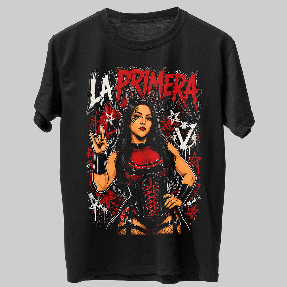 Stephanie Vaquer LA PRIMERA WWE Wrestling Black Unisex T-Shirt