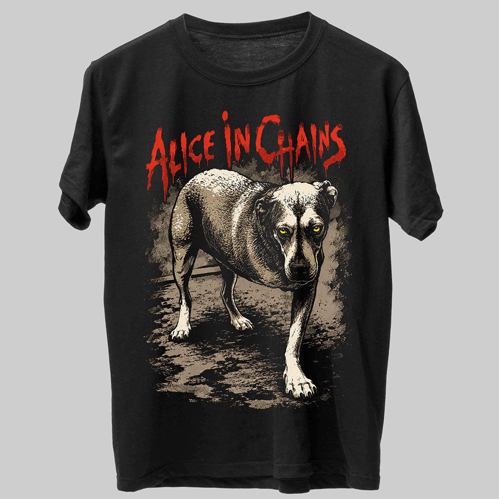 Alice In Chains Heavy Metal Grunge Band Music Graphic Black Unisex T-Shirt