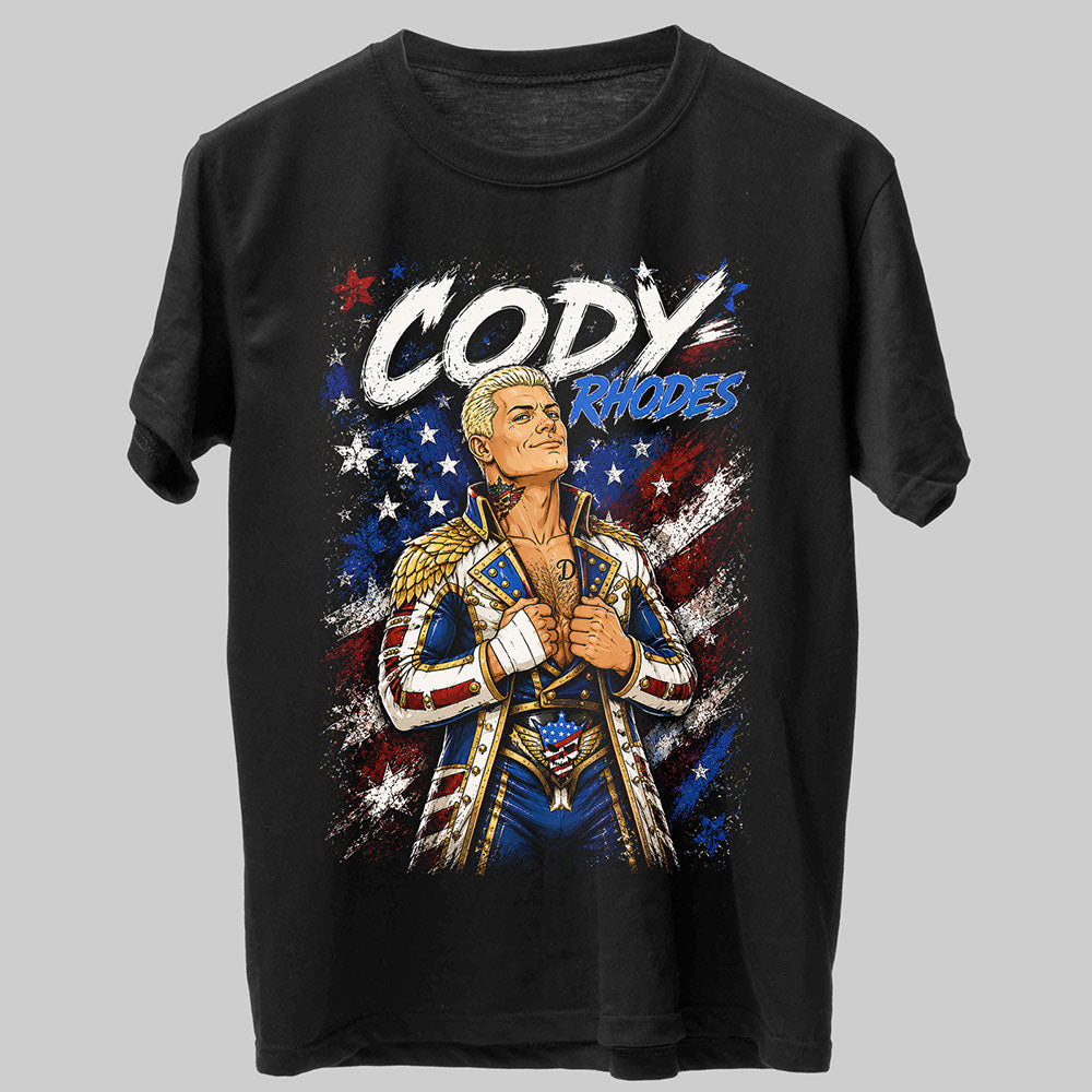 Cody Rhodes The American Nightmare WWE Wrestling Black Unisex T-Shirt