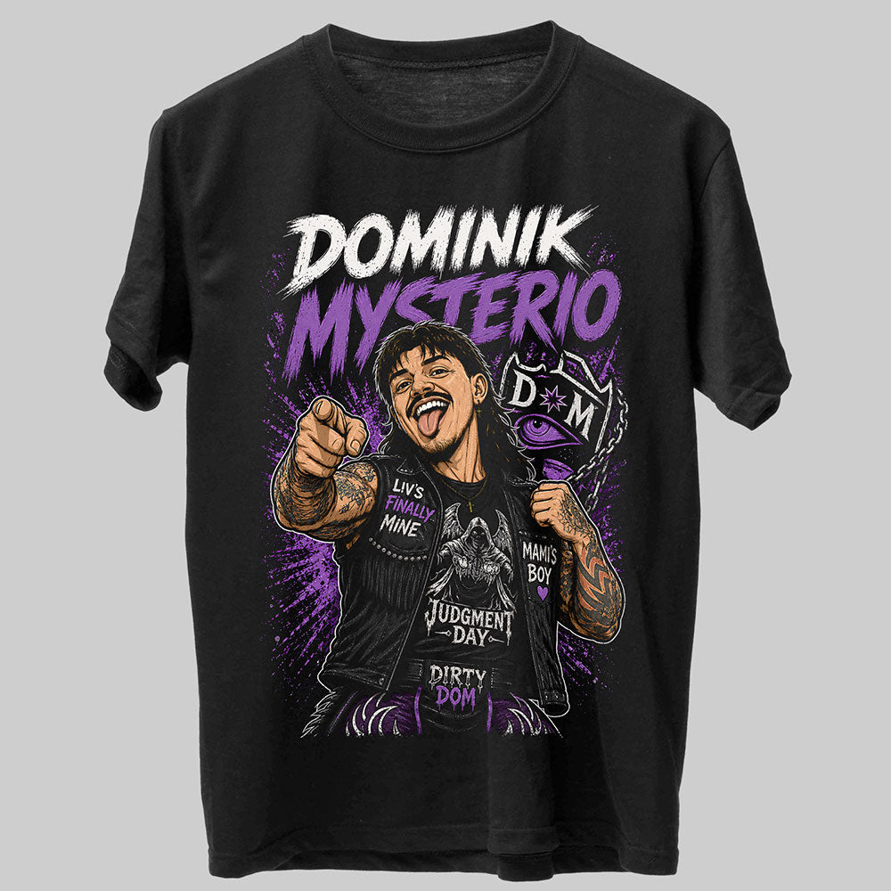 Dominik Mysterio Dirty Dom WWE Wrestling Black Unisex T-Shirt