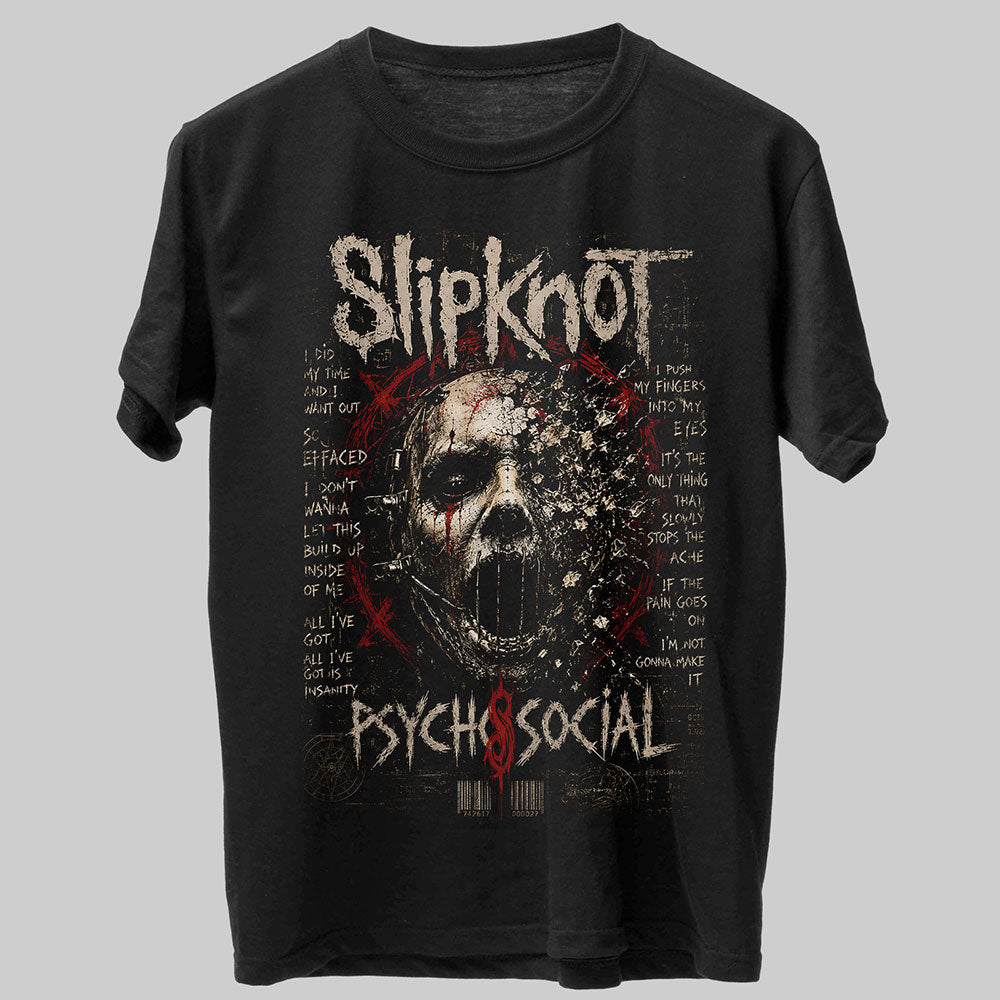 Slipknot Heavy Metal Band Music Graphic Black Unisex T-Shirt
