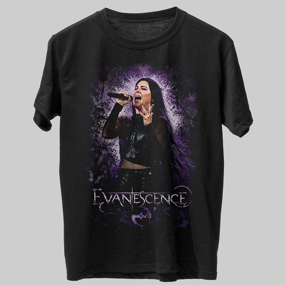 Evanescence Heavy Metal Gothic Band Music Graphic Black Unisex T-Shirt