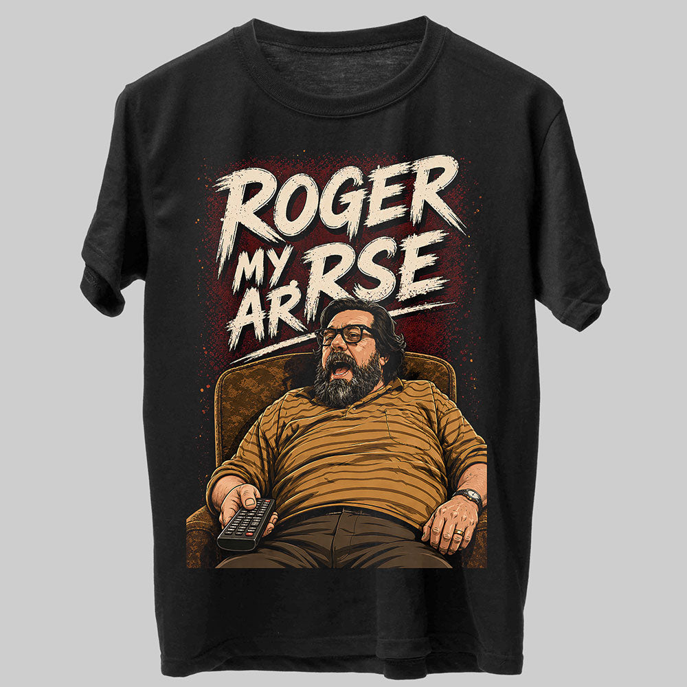 Jim Royle The Royle Family Funny Graphic Black Unisex T-Shirt