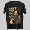 Brian After Life Funny Graphic Black Unisex T-Shirt