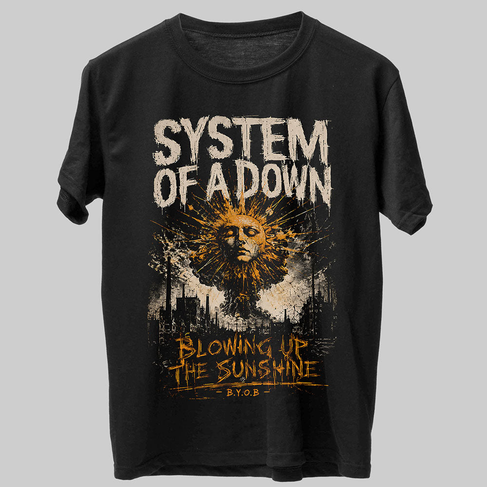 System of a Down Heavy Metal Band Music Graphic Black Unisex T-Shirt