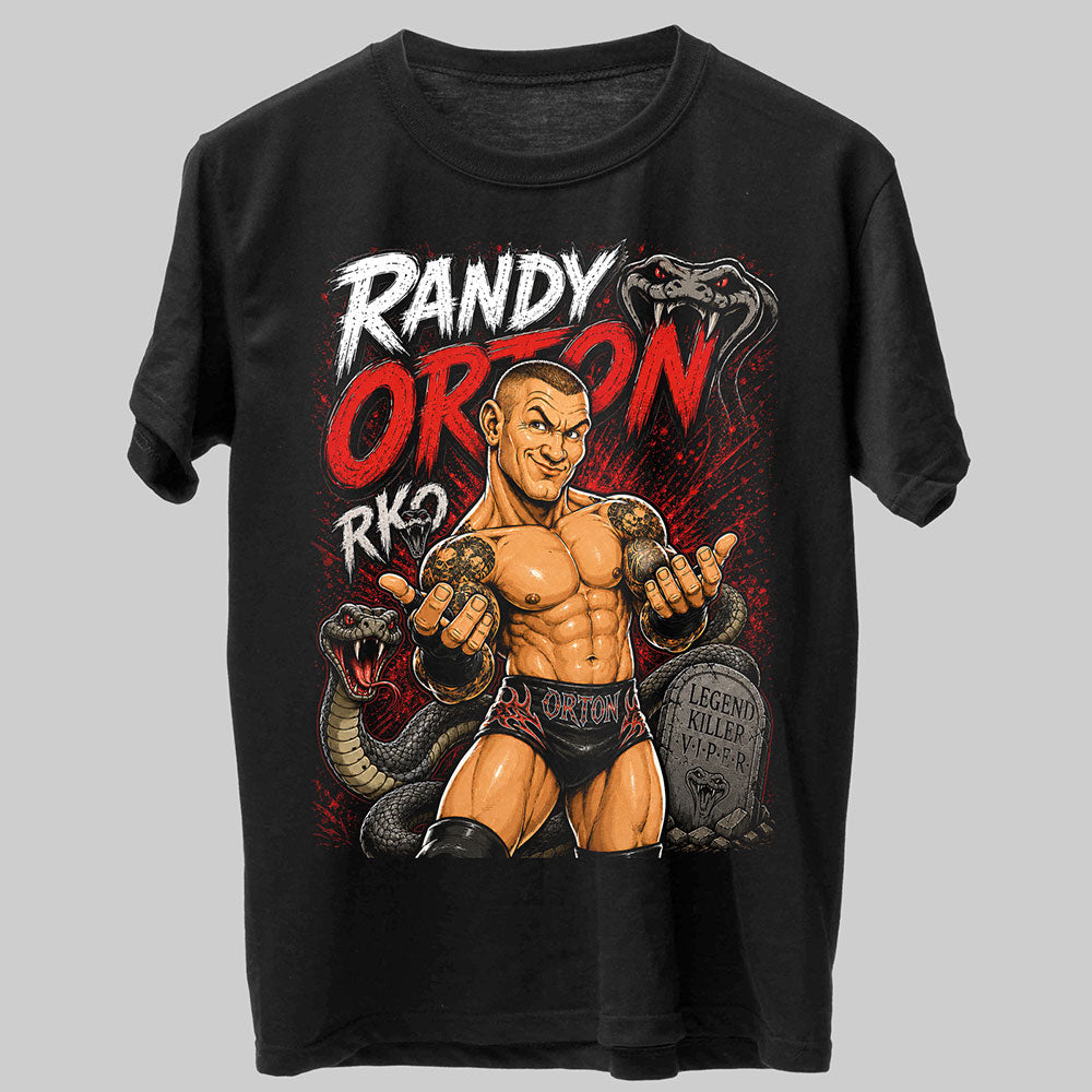 Randy Orton RKO WWE Wrestling Black Unisex T-Shirt