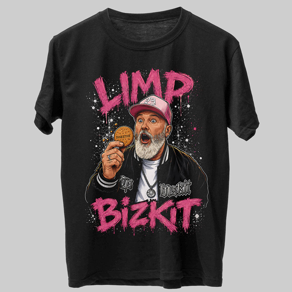 Limp Bizkit Fred Durst Heavy Metal Band Music Graphic Black Unisex T-Shirt