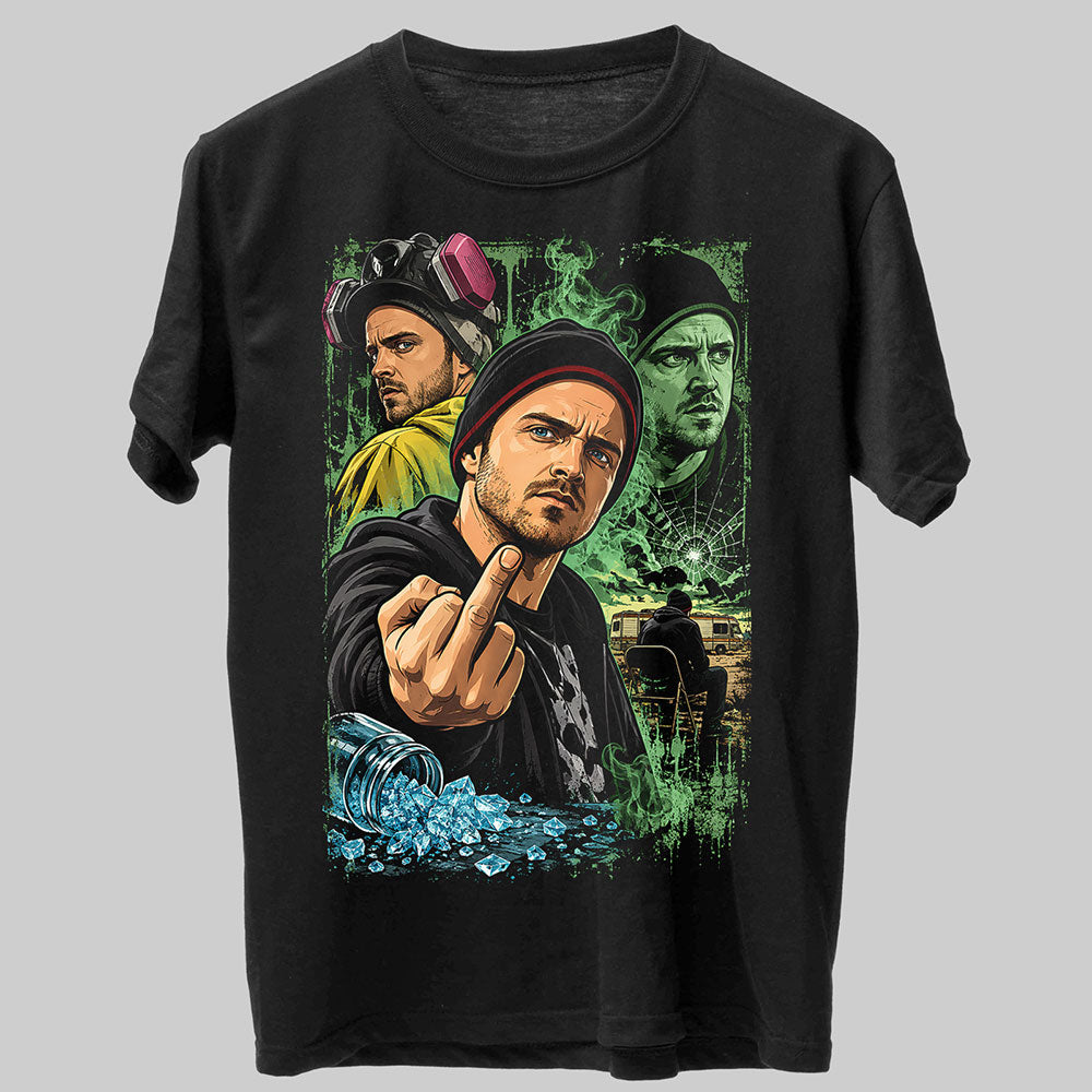 Jessie Pinkman Breaking Bad Graphic Black Unisex T-Shirt