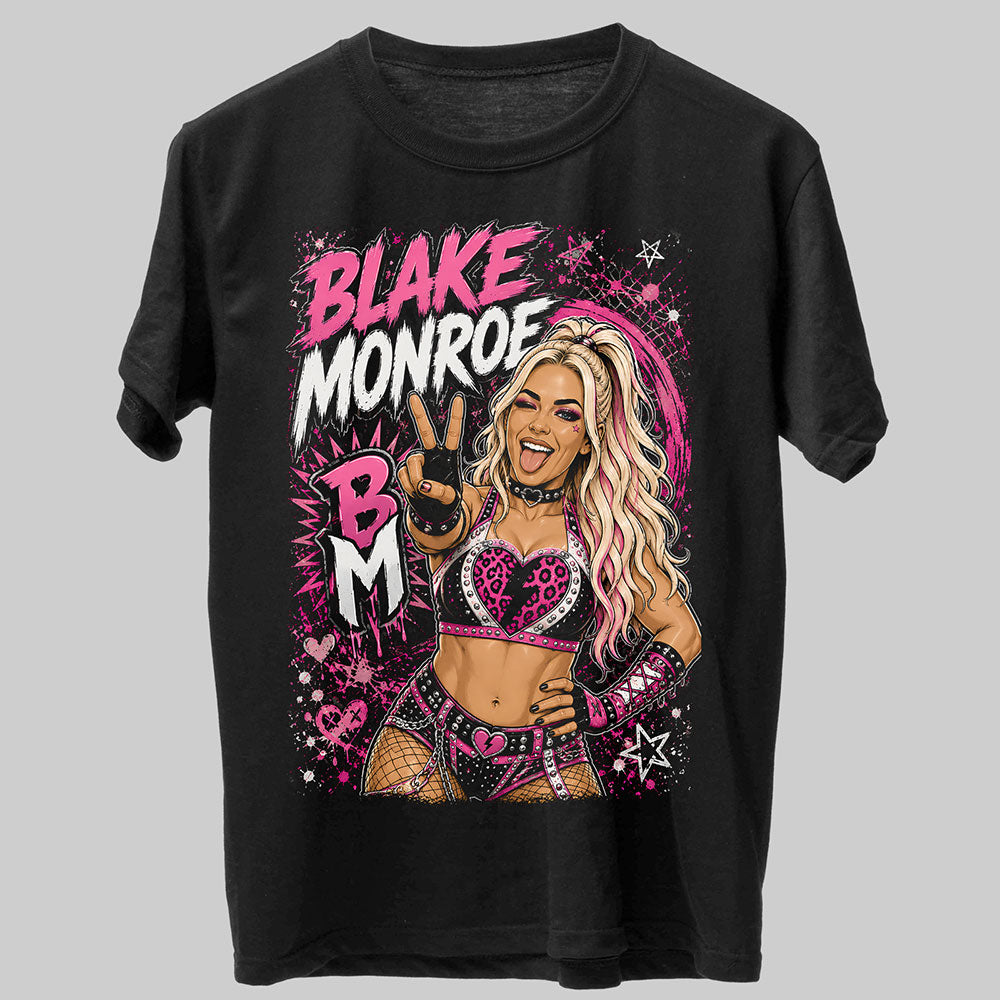 Blake Monroe WWE Wrestling Black Unisex T-Shirt