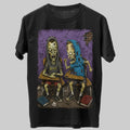 Beavis and Butt-Head Zombie 90s Funny Cartoon Graphic Black Unisex T-Shirt