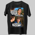 The Inbetweeners Comic Funny Graphic Black Unisex T-Shirt
