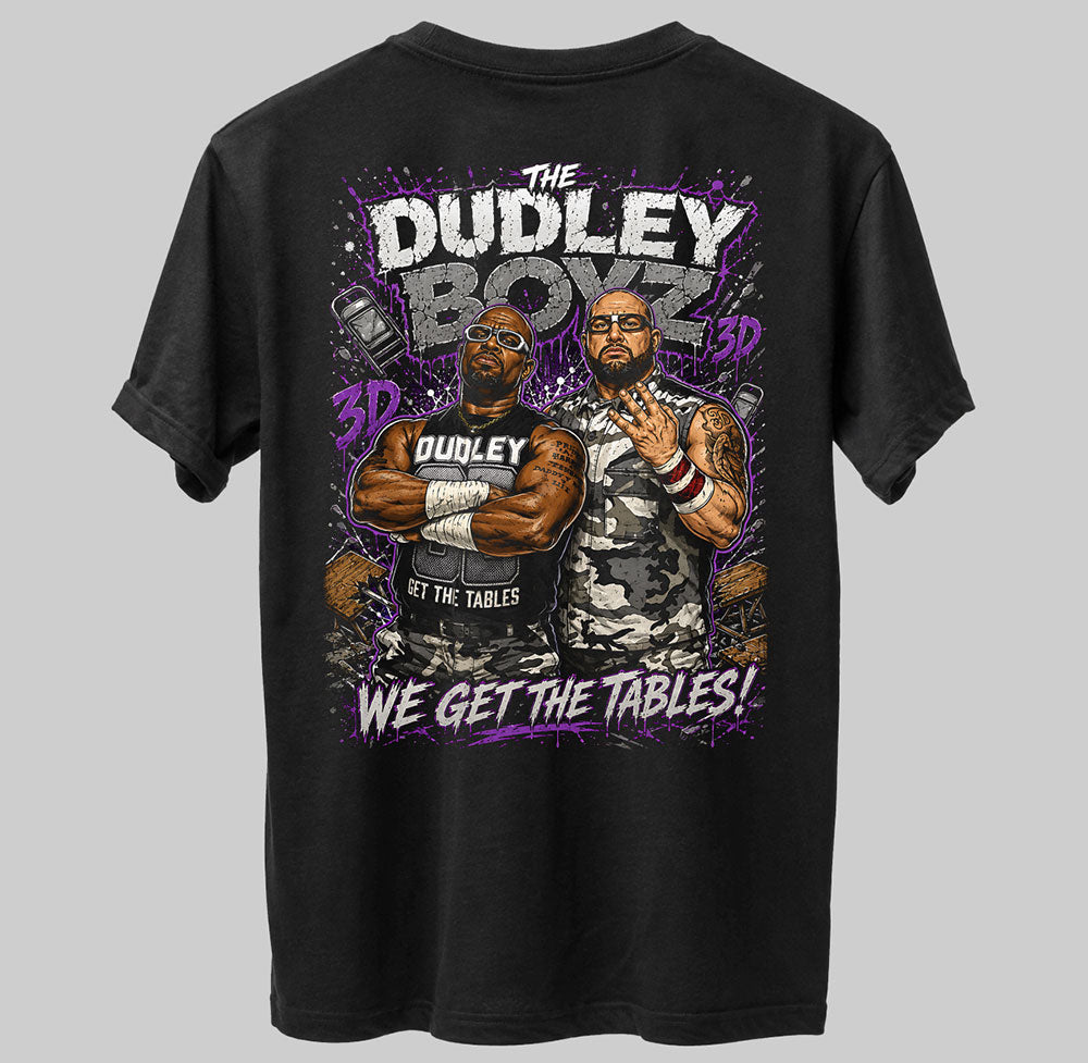 The Dudley Boyz Hall Of Fame WWE Wrestling Black Unisex T-Shirt