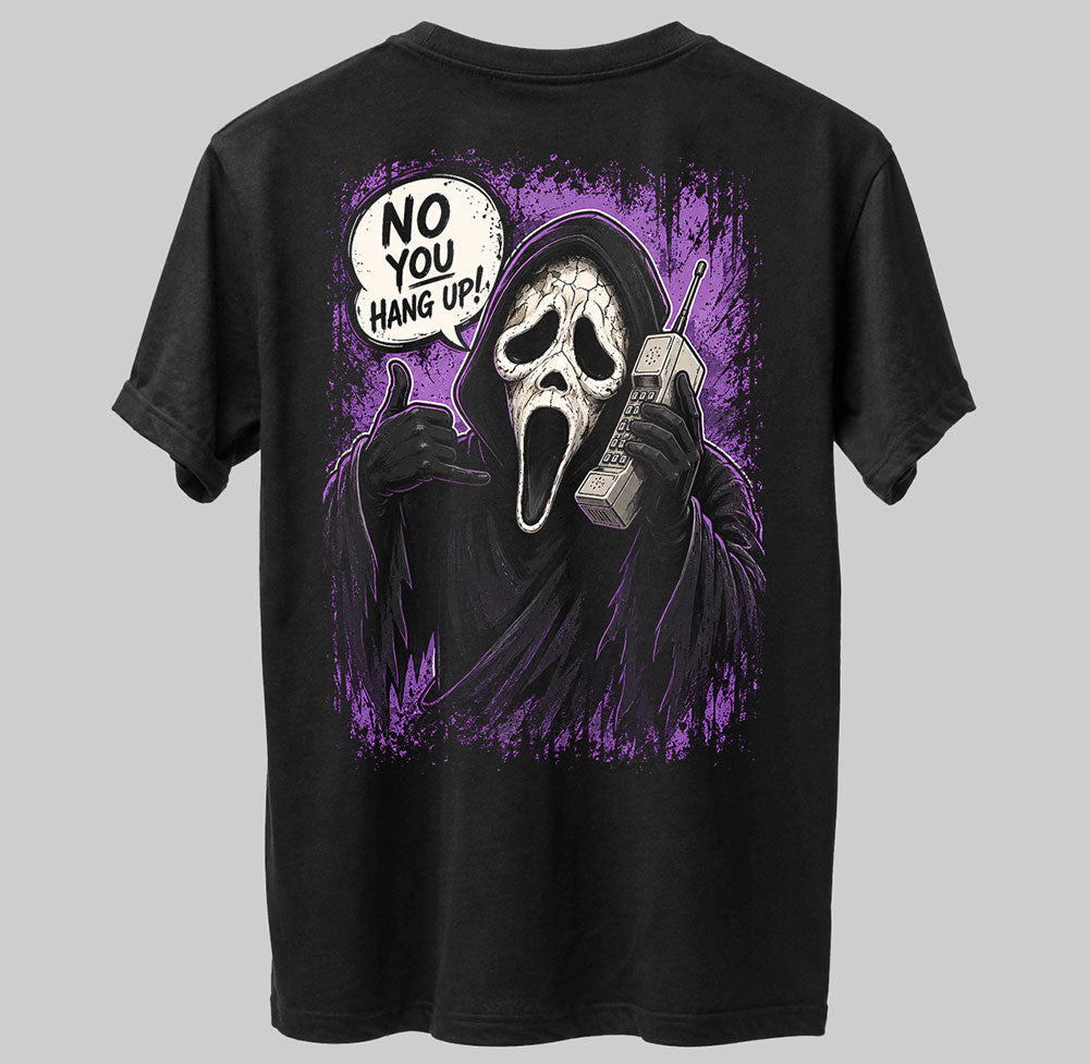 Ghostface Halloween Horror Graphic Black Unisex T-Shirt