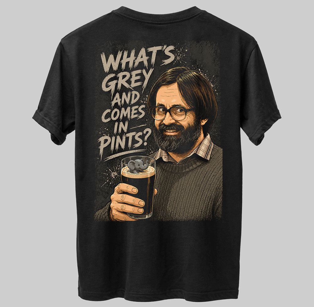 Brian After Life Funny Graphic Black Unisex T-Shirt