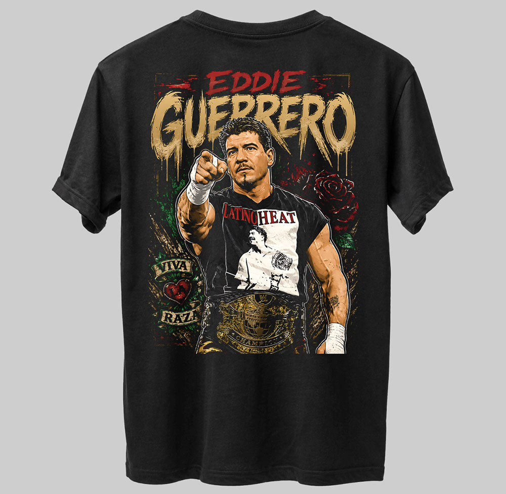 Eddie Guerrero Latino Heat Hall Of Fame WWE Wrestling Black Unisex T-Shirt