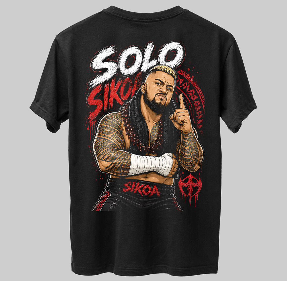 Solo Sikoa WWE Wrestling Black Unisex T-Shirt