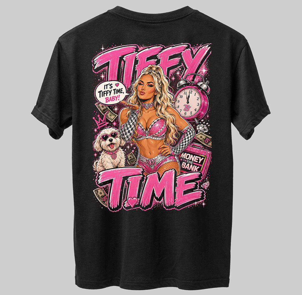 Tiffany Stratton Tiffy Time WWE Wrestling Black Unisex T-Shirt