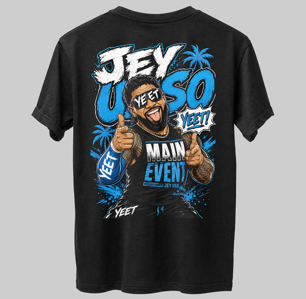 Jey Uso Main Event Jey Uso YEET! WWE Wrestling Black Unisex T-Shirt