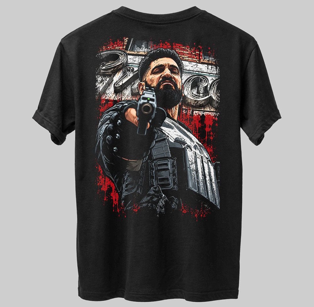The Punisher Frank Castle Graphic Black Unisex T-Shirt