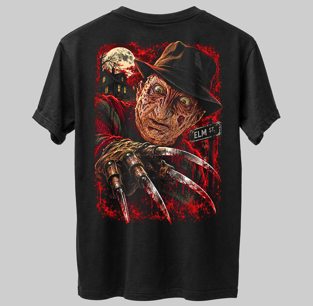 Freddy Krueger Halloween Horror Graphic Black Unisex T-Shirt