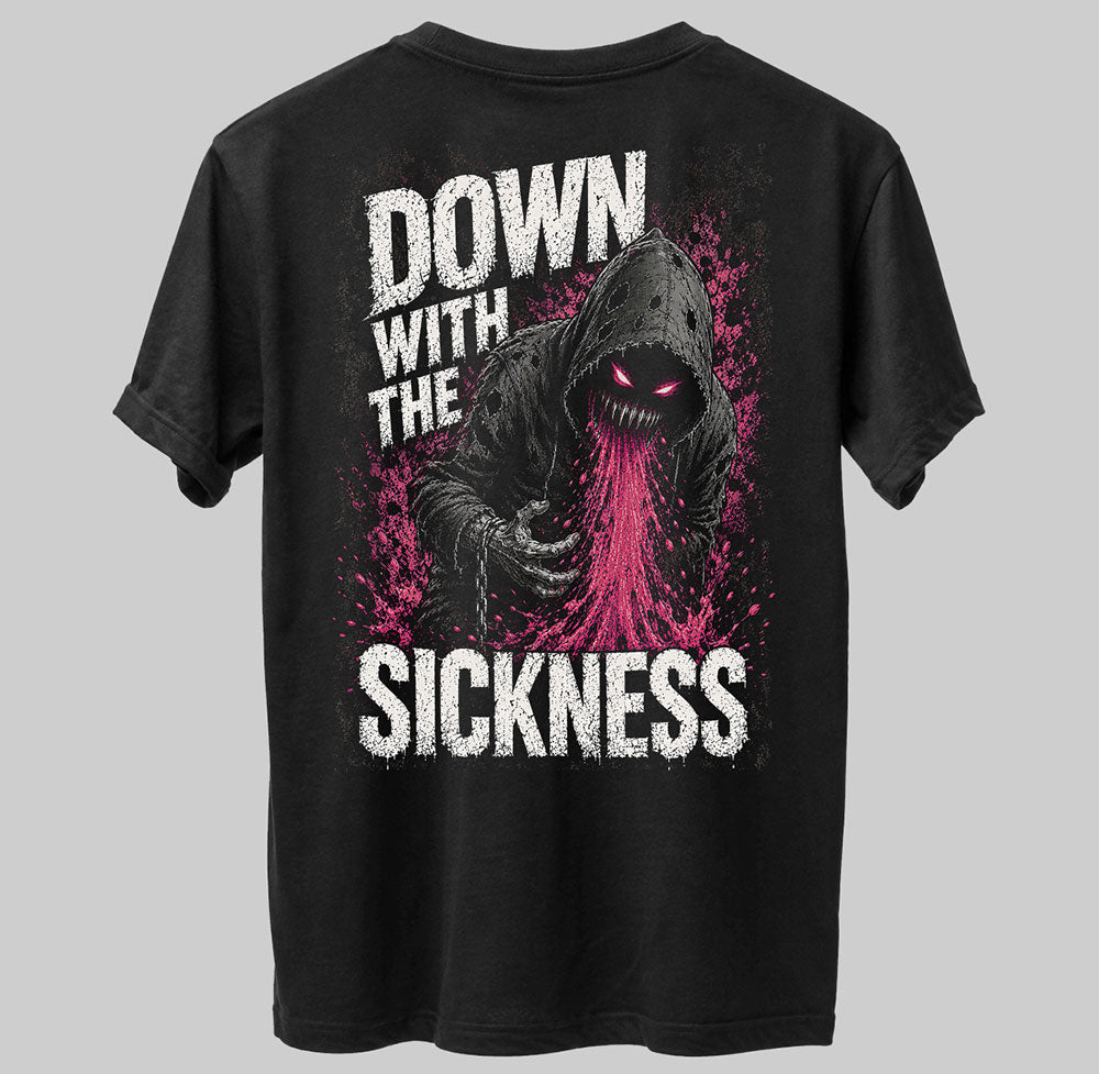 Disturbed Down With The Sickness Heavy Metal Band Music Graphic Black Unisex T-Shirt
