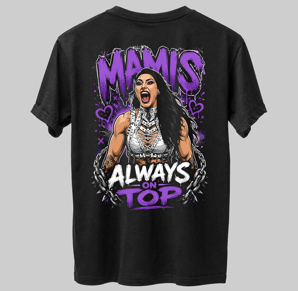 Rhea Ripley Mamis Always On Top WWE Wrestling Black Unisex T-Shirt