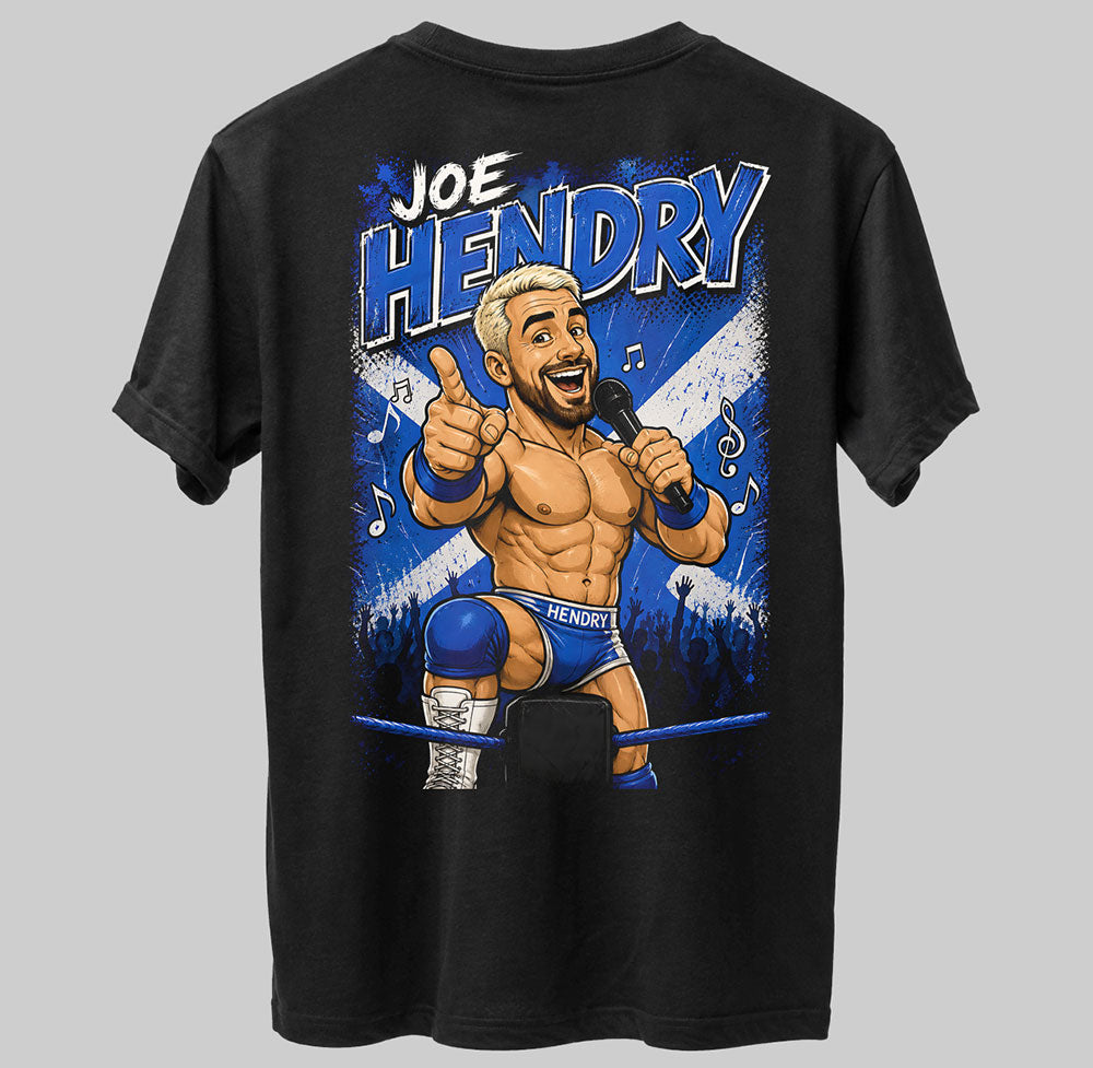 Joe Hendry The Local Hero WWE Wrestling Black Unisex T-Shirt